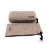 Women’s And Men’s Linen Hard Sunglasses Case FASHION & STYLE Sunglasses & Frames Item Length: 16cm