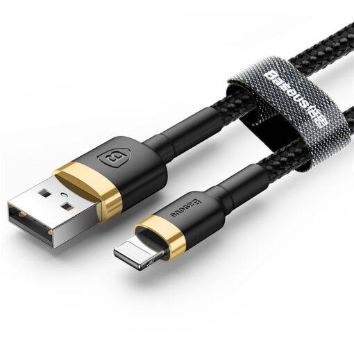 USB Charging Cable with Braided Nylon Jacket Mobile Accessories PHONES & GADGETS cb5feb1b7314637725a2e7: Black|Gold and Black|Grey and Black|Red