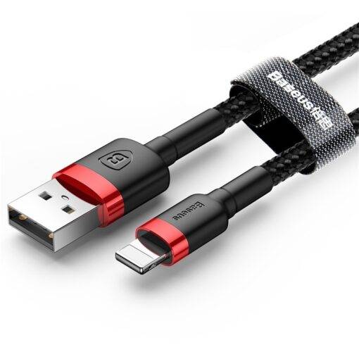 USB Charging Cable with Braided Nylon Jacket Mobile Accessories PHONES & GADGETS cb5feb1b7314637725a2e7: Black|Gold and Black|Grey and Black|Red