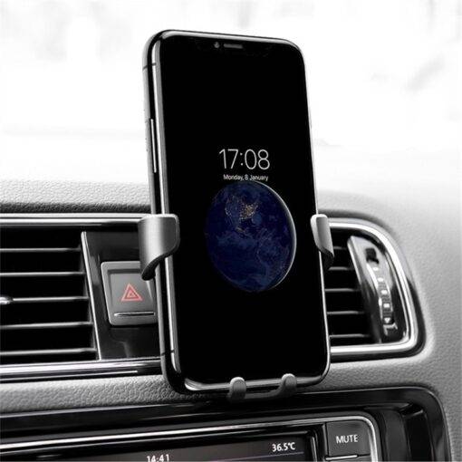 Car Leather Phone Holder Mobile Accessories PHONES & GADGETS cb5feb1b7314637725a2e7: Black