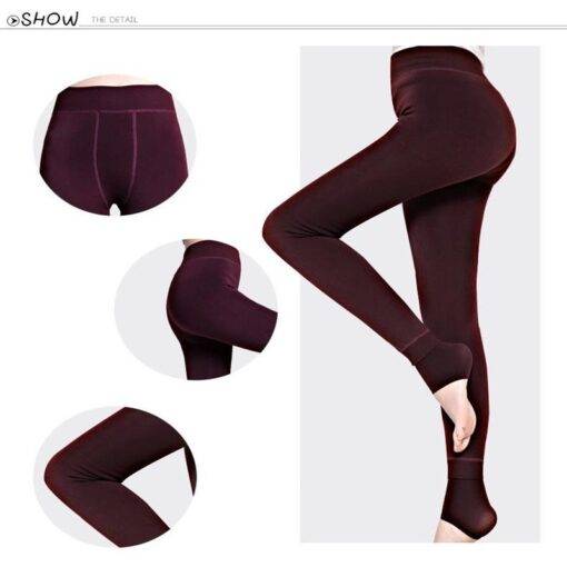 Women’s Warm Leggings FASHION & STYLE Jeans & Jeggings cb5feb1b7314637725a2e7: Black|Brown|Dark Grey|Green|Khaki|Navy Blue|Purple|Red