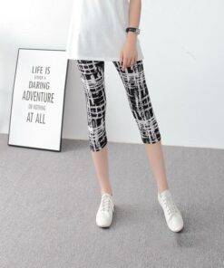 Women’s Printed Capri Leggings FASHION & STYLE Jeans & Jeggings cb5feb1b7314637725a2e7: as picture 