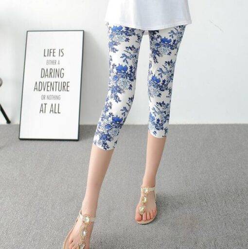 Women’s Printed Capri Leggings FASHION & STYLE Jeans & Jeggings cb5feb1b7314637725a2e7: as picture