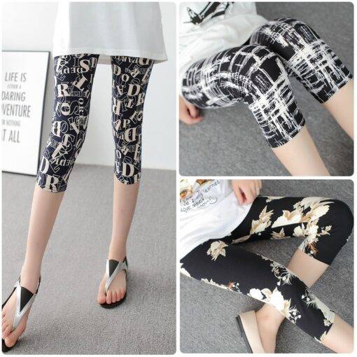 Women’s Printed Capri Leggings FASHION & STYLE Jeans & Jeggings cb5feb1b7314637725a2e7: as picture