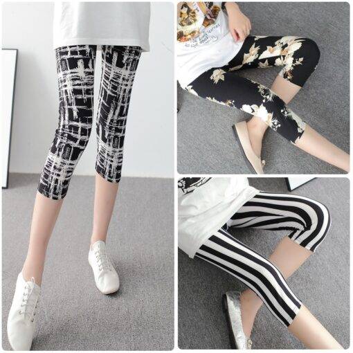 Women’s Printed Capri Leggings FASHION & STYLE Jeans & Jeggings cb5feb1b7314637725a2e7: as picture