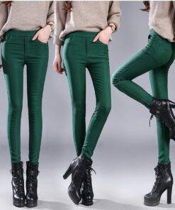 Women’s High Waist Leggings FASHION & STYLE Jeans & Jeggings cb5feb1b7314637725a2e7: Black|Blue|Green|White|Wine Red 