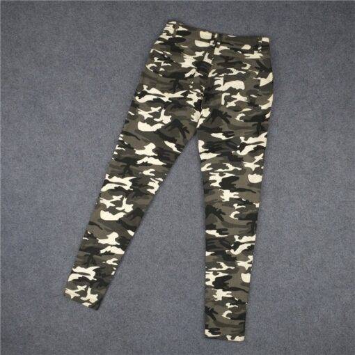 Women’s Military Army Camouflage Jeans FASHION & STYLE Jeans & Jeggings cb5feb1b7314637725a2e7: Army Green