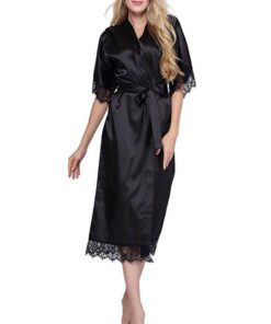 Women’s Lace Decorated Satin Robe FASHION & STYLE Sleepwear cb5feb1b7314637725a2e7: 1|10|2|3|4|5|6|7|8|9
