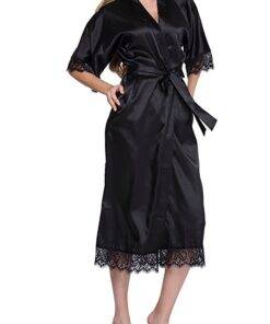 Women’s Lace Decorated Satin Robe FASHION & STYLE Sleepwear cb5feb1b7314637725a2e7: 1|10|2|3|4|5|6|7|8|9 