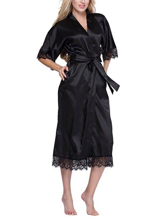 Women’s Lace Decorated Satin Robe FASHION & STYLE Sleepwear cb5feb1b7314637725a2e7: 1|10|2|3|4|5|6|7|8|9