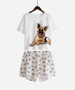 Women’s Dog Printed Pajamas FASHION & STYLE Sleepwear cb5feb1b7314637725a2e7: 1 