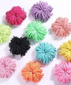 Elastic Nylon Hairbands 100 pcs Set Children & Baby Fashion FASHION & STYLE cb5feb1b7314637725a2e7: Black|Colorful|Lavender|Light Green|Navy Blue|Orange|Pink|Red|Rose Red|Sky Blue|Yellow 