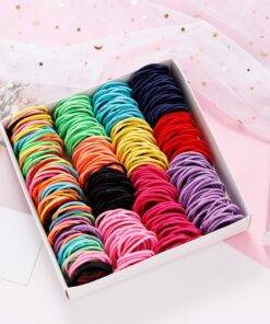 Elastic Nylon Hairbands 100 pcs Set Children & Baby Fashion FASHION & STYLE cb5feb1b7314637725a2e7: Black|Colorful|Lavender|Light Green|Navy Blue|Orange|Pink|Red|Rose Red|Sky Blue|Yellow 