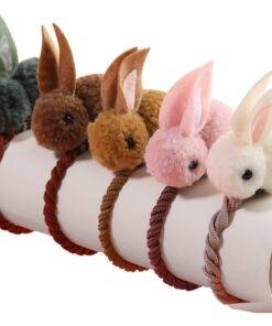 Rabbit Shaped Cotton Hairband Children & Baby Fashion FASHION & STYLE cb5feb1b7314637725a2e7: Brown|Green|Pink|White|Yellow 