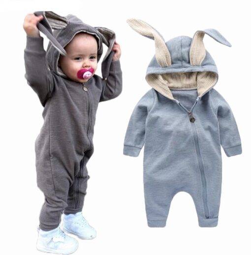 Baby Rabbit Ears Decorated Rompers Children & Baby Fashion FASHION & STYLE cb5feb1b7314637725a2e7: Blue|Dark Grey|Pink|White