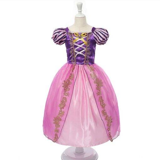 Beautiful Girl`s Satin Princess Dress Children & Baby Fashion FASHION & STYLE cb5feb1b7314637725a2e7: Blue|Cinderella Dress|Pink|Purple|Rapunzel Dress|Sleeping Beauty|Snow White|Sofia|Yellow