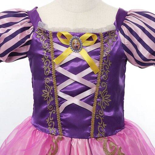 Beautiful Girl`s Satin Princess Dress Children & Baby Fashion FASHION & STYLE cb5feb1b7314637725a2e7: Blue|Cinderella Dress|Pink|Purple|Rapunzel Dress|Sleeping Beauty|Snow White|Sofia|Yellow