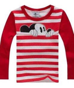 Mickey Mouse Printed Long Sleeve T-Shirt for Boys Children & Baby Fashion FASHION & STYLE cb5feb1b7314637725a2e7: Black|Blue|Deep Blue|Green|Orange|Pink|Random|Red|Yellow 