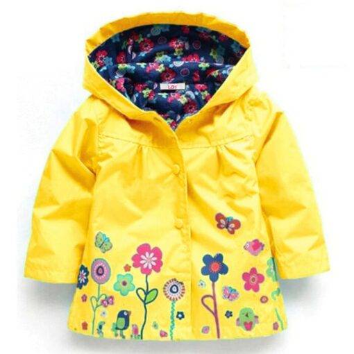 Girl’s Bright Floral Nylon Jacket Children & Baby Fashion FASHION & STYLE cb5feb1b7314637725a2e7: Black|Blue|Dark Blue|Dark Green|Green|Lavender|Pink|Red|Rose Red|Yellow