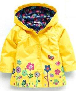 Girl’s Bright Floral Nylon Jacket Children & Baby Fashion FASHION & STYLE cb5feb1b7314637725a2e7: Black|Blue|Dark Blue|Dark Green|Green|Lavender|Pink|Red|Rose Red|Yellow