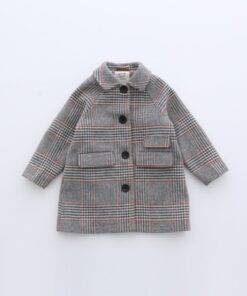 Elegant Style Windproof Cotton Coat for Girls Children & Baby Fashion FASHION & STYLE cb5feb1b7314637725a2e7: picture color 