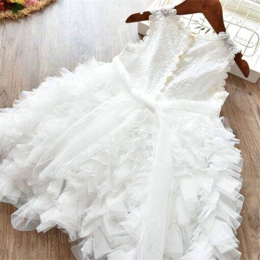 Baby Girl’s Ruffled Ball Gown Dress Children & Baby Fashion FASHION & STYLE cb5feb1b7314637725a2e7: Pink|White