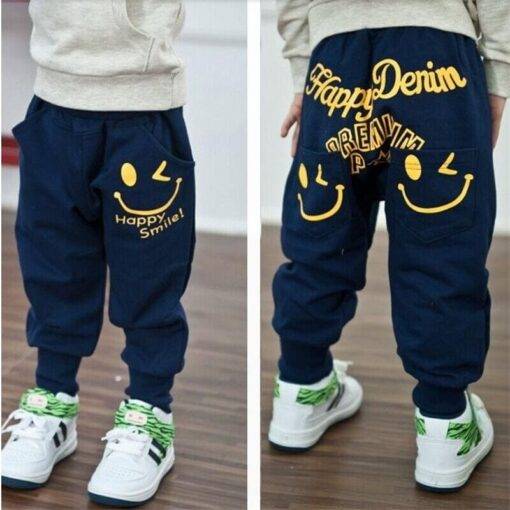 Cotton Casual Boys Pants Children & Baby Fashion FASHION & STYLE cb5feb1b7314637725a2e7: Dark Blue|Gray