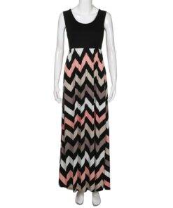 Women’s Summer Geometrical Patterned Dress Dresses & Jumpsuits FASHION & STYLE cb5feb1b7314637725a2e7: A|B|C|D|E|F|G 