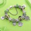 Women’s Green Tree of Life Charm Pandora Bracelet Bracelets & Bangles JEWELRY & ORNAMENTS Pearls & Gemstones 8d255f28538fbae46aeae7: Charm Bracelet|Crystal Bracelet|Green Bracelet|Original Bracelet