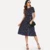 Women’s Casual Style Navy Blue Dress Dresses & Jumpsuits FASHION & STYLE cb5feb1b7314637725a2e7: Navy Blue