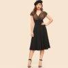 Women’s Leopard Print High Waist Dress Dresses & Jumpsuits FASHION & STYLE cb5feb1b7314637725a2e7: Black