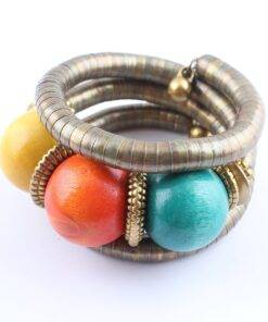 Women’s Adjustable Boho Bangle Bracelets & Bangles JEWELRY & ORNAMENTS Pearls & Gemstones cb5feb1b7314637725a2e7: Multi