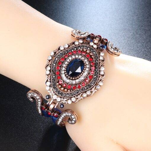 Women’s Leyla Crystal Bracelet Bracelets & Bangles JEWELRY & ORNAMENTS Pearls & Gemstones 8d255f28538fbae46aeae7: Blue|Green|Red