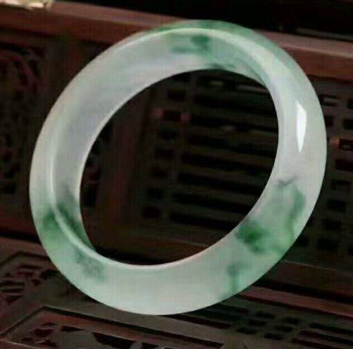 Fusion Natural Jade Bangle Bracelet Bracelets & Bangles JEWELRY & ORNAMENTS Pearls & Gemstones 6f6cb72d544962fa333e2e: L 62 mm|M 60 mm|S 58 mm