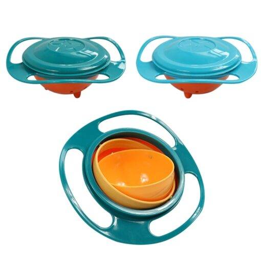 Baby’s Rotating Plastic Bowl Baby Toys & Gadgets PHONES & GADGETS cb5feb1b7314637725a2e7: Blue|Green|Pink