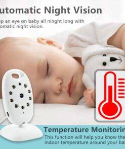 Portable Infrared White Baby Monitor Baby Toys & Gadgets PHONES & GADGETS fd7acb3515ad33fc8f6d6c: AU Plug|EU Plug|UK Plug|US Plug 