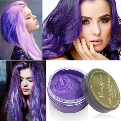 Cute Non-Toxic Bright Temporary Hair Coloring Wax BEAUTY & SKIN CARE Body Lotion & Oil Hair Care cb5feb1b7314637725a2e7: Blue|Gray|Pink|Purple|White