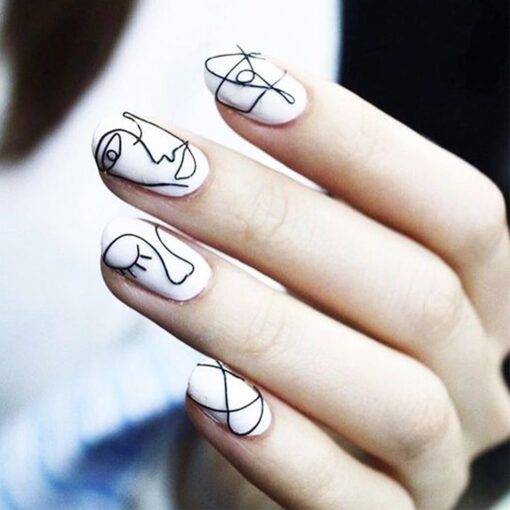 Geometric Cartoon Animal Nail Stickers BEAUTY & SKIN CARE Nail Art Supplies cb5feb1b7314637725a2e7: 1|2|3|4