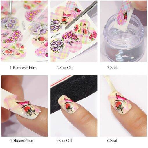 Geometric Cartoon Animal Nail Stickers BEAUTY & SKIN CARE Nail Art Supplies cb5feb1b7314637725a2e7: 1|2|3|4