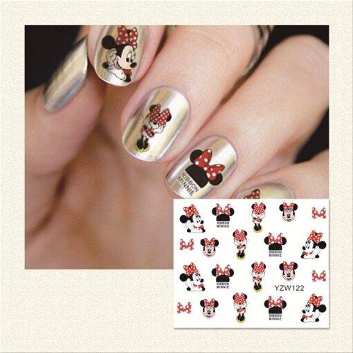 Minnie Mouse Nails Art Sticker BEAUTY & SKIN CARE Nail Art Supplies Model Number: CQL0022