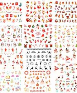 11 Pcs Christmas Designed Nail Stickers BEAUTY & SKIN CARE Nail Art Supplies cb5feb1b7314637725a2e7: 1|2 