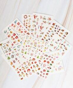 11 Pcs Christmas Designed Nail Stickers BEAUTY & SKIN CARE Nail Art Supplies cb5feb1b7314637725a2e7: 1|2 