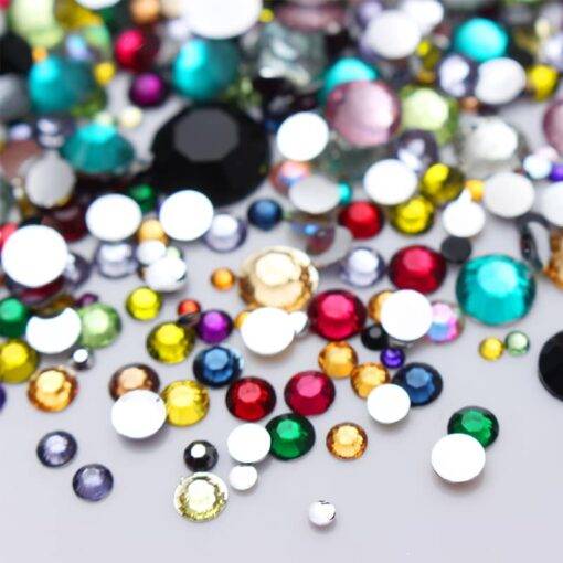 Colorful Nail Rhinestones BEAUTY & SKIN CARE Nail Art Supplies Weight: 20g