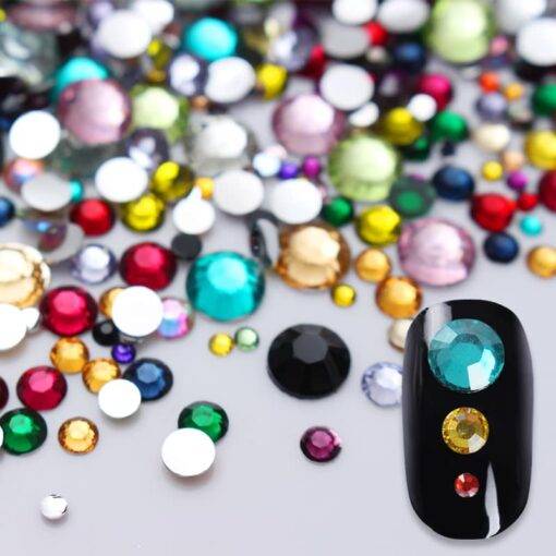 Colorful Nail Rhinestones BEAUTY & SKIN CARE Nail Art Supplies Weight: 20g