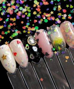 Hearts And Stars Holographic Nail Sequins BEAUTY & SKIN CARE Nail Art Supplies cb5feb1b7314637725a2e7: 01|02|03|04|05|06|07|08|09|10|11|12|13|14|15 