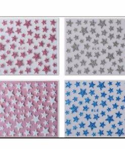 Stars Nail Stickers BEAUTY & SKIN CARE Nail Art Supplies cb5feb1b7314637725a2e7: Blue|Gold|Green|Hot Pink|Pink|Purple|Red|White 