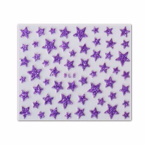 Stars Nail Stickers BEAUTY & SKIN CARE Nail Art Supplies cb5feb1b7314637725a2e7: Blue|Gold|Green|Hot Pink|Pink|Purple|Red|White