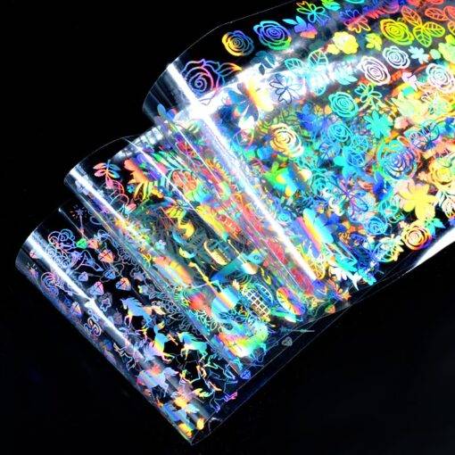 Holographic Rainbow Nail Stickers 8 Pcs Set BEAUTY & SKIN CARE Nail Art Supplies Item Type: Sticker & Decal