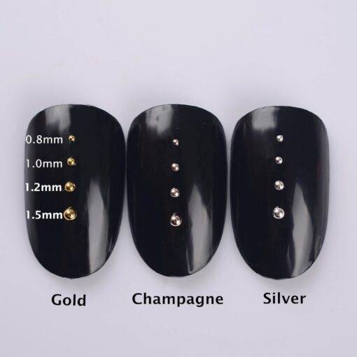 Mixed Nail Decoration Steel Beads BEAUTY & SKIN CARE Nail Art Supplies Item Type: Rhinestone & Decoration