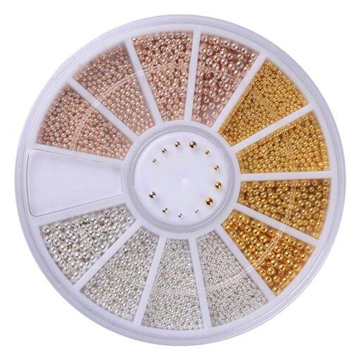 Mixed Nail Decoration Steel Beads BEAUTY & SKIN CARE Nail Art Supplies Item Type: Rhinestone & Decoration